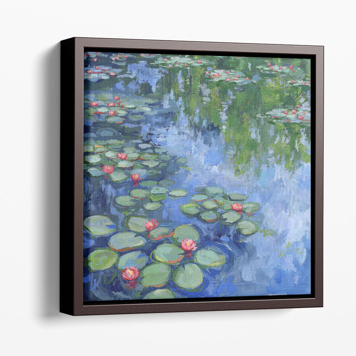 Serene Water Lillies II - Canvas Print Wall Art