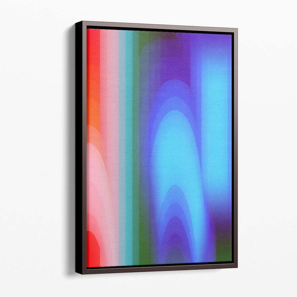 Groovy Prism Gradients II - Canvas Print Wall Art