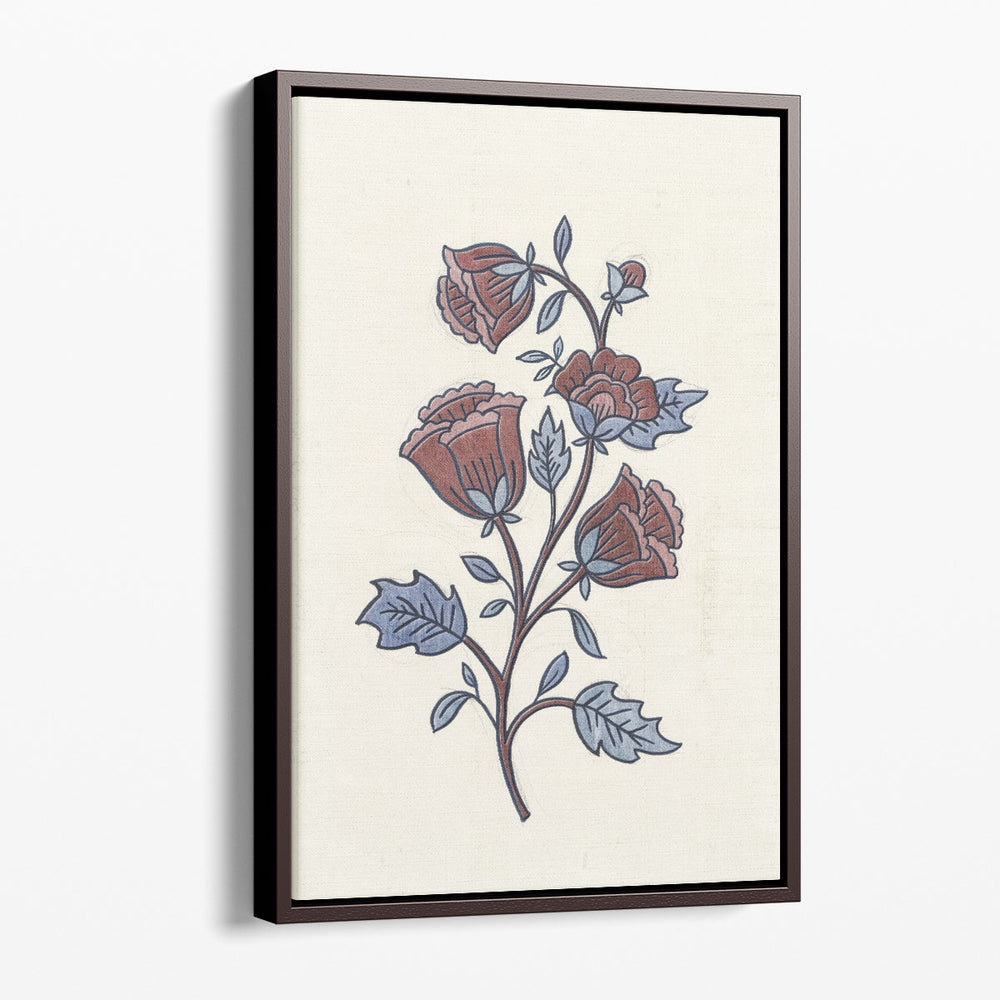 Hand Drawn Blooms I - Canvas Print Wall Art