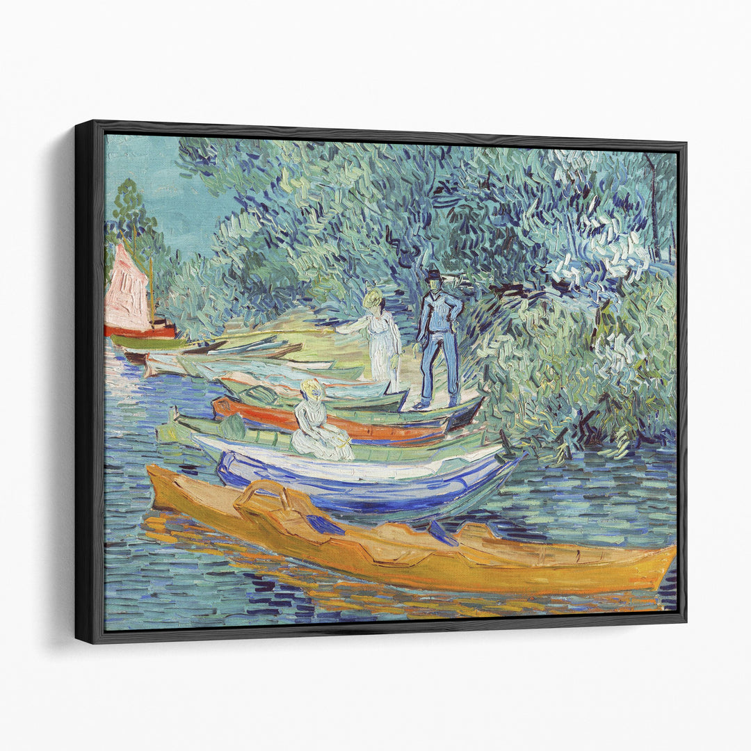 vintage canvas art textured ocean painting