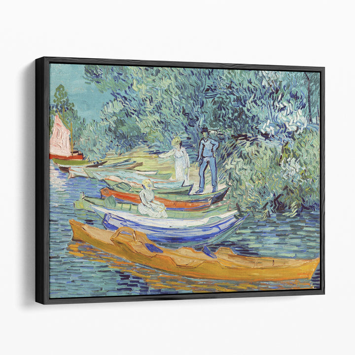 vintage canvas art textured ocean painting
