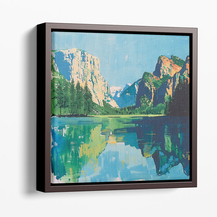 Mountain Reflection II - Canvas Print Wall Art