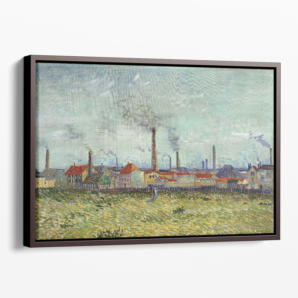 Factories at Clichy, 1887 - Canvas Print Wall Art