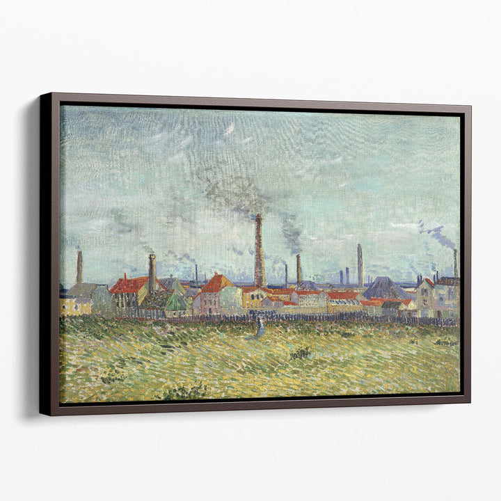 Factories at Clichy, 1887 - Canvas Print Wall Art