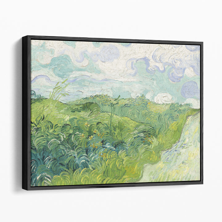 Green Wheat Fields, Auvers, 1890 - Canvas Print Wall Art