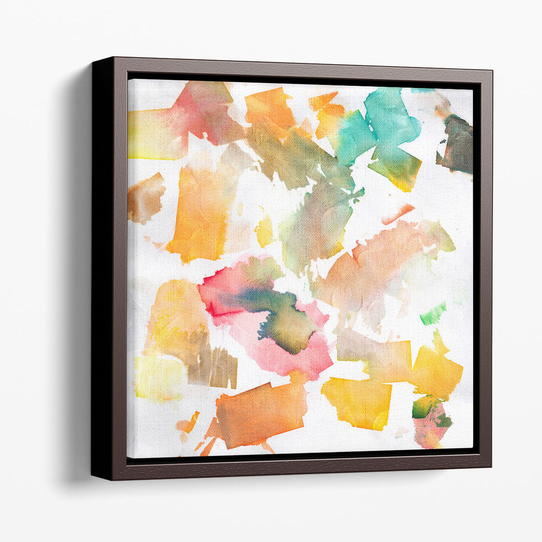 Chaotic Squares - Canvas Print Wall Art