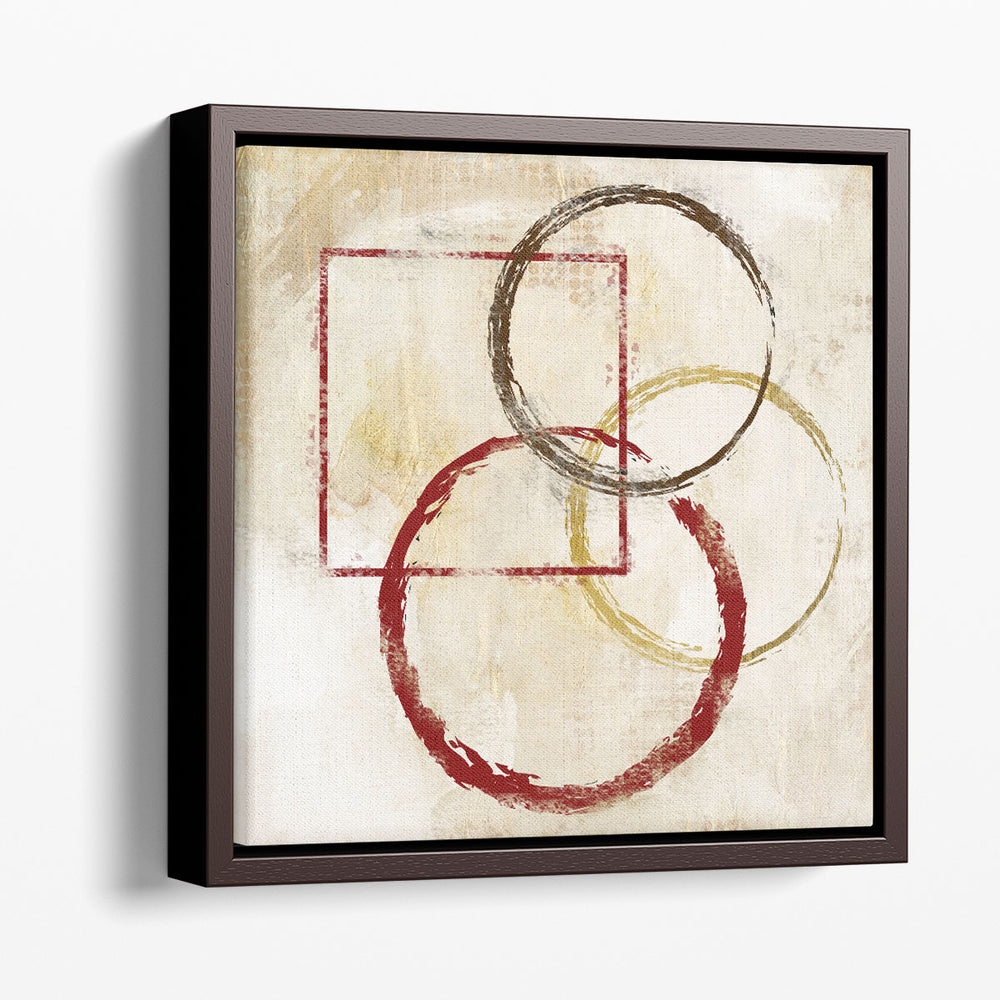 Circles And Squares 1 - Canvas Print Wall Art