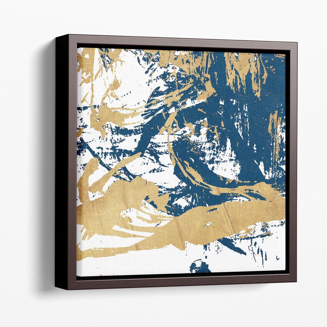 Free Form Blue - Canvas Print Wall Art