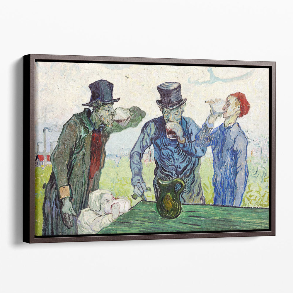 The Drinkers, 1890 - Canvas Print Wall Art