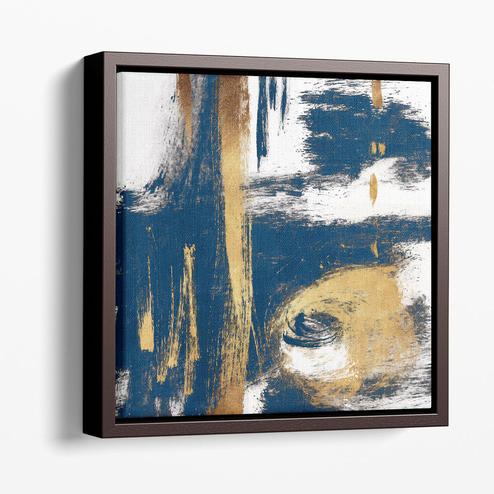 Rotational Pull Blue - Canvas Print Wall Art