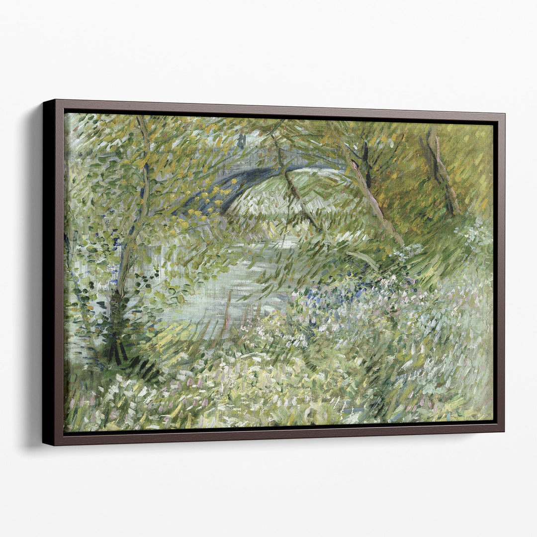 River Bank in Springtime, 1887 - Canvas Print Wall Art