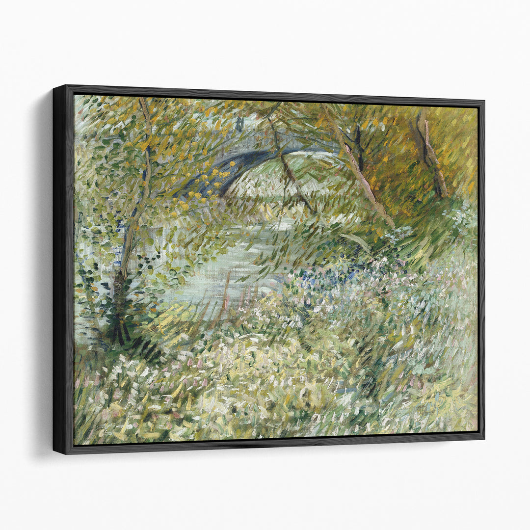 River Bank in Springtime, 1887 - Canvas Print Wall Art