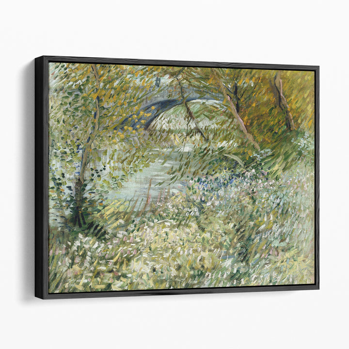 River Bank in Springtime, 1887 - Canvas Print Wall Art