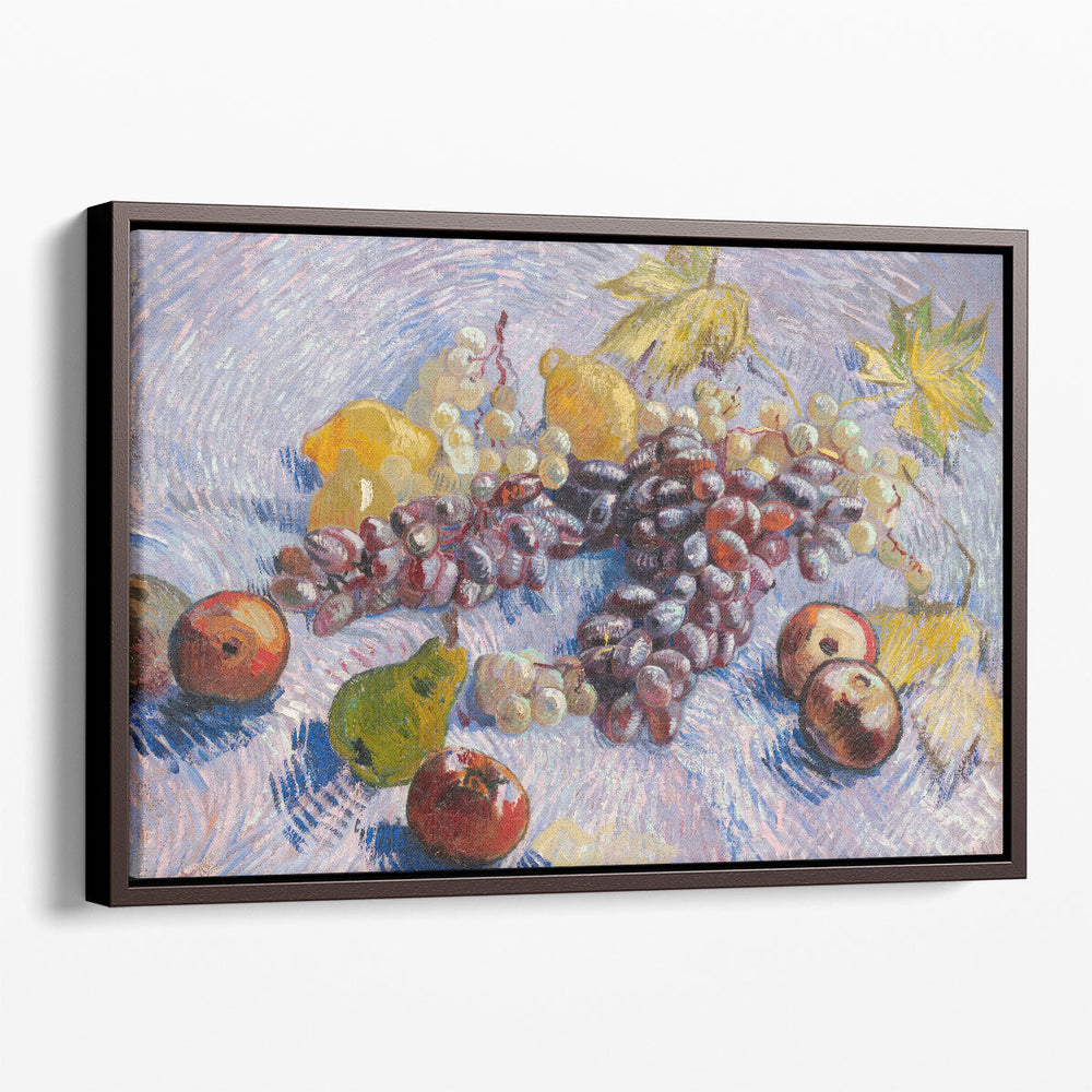 Grapes, Lemons, Pears, and Apples, 1887 - Canvas Print Wall Art