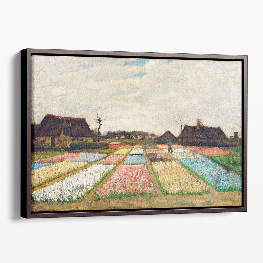 Flower Beds in Holland, 1883 - Canvas Print Wall Art