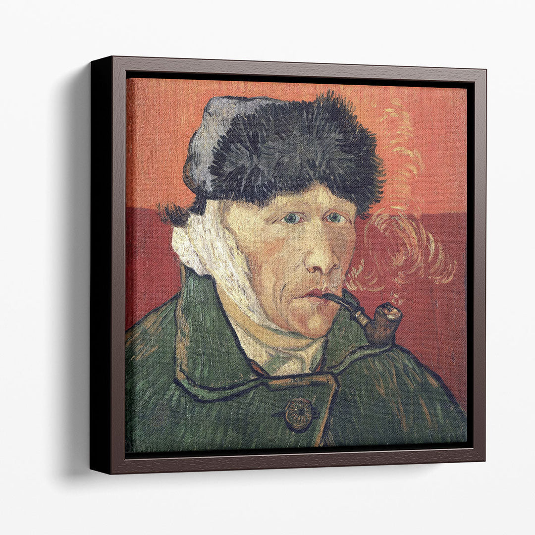 Self-Portrait with Bandaged Ear and Pipe, 1889 - Canvas Print Wall Art