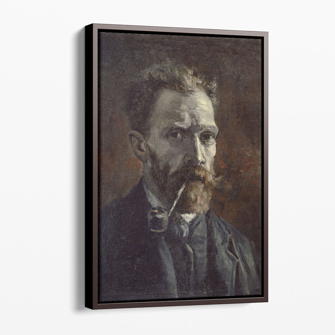 Self-Portrait with Pipe, 1886 - Canvas Print Wall Art