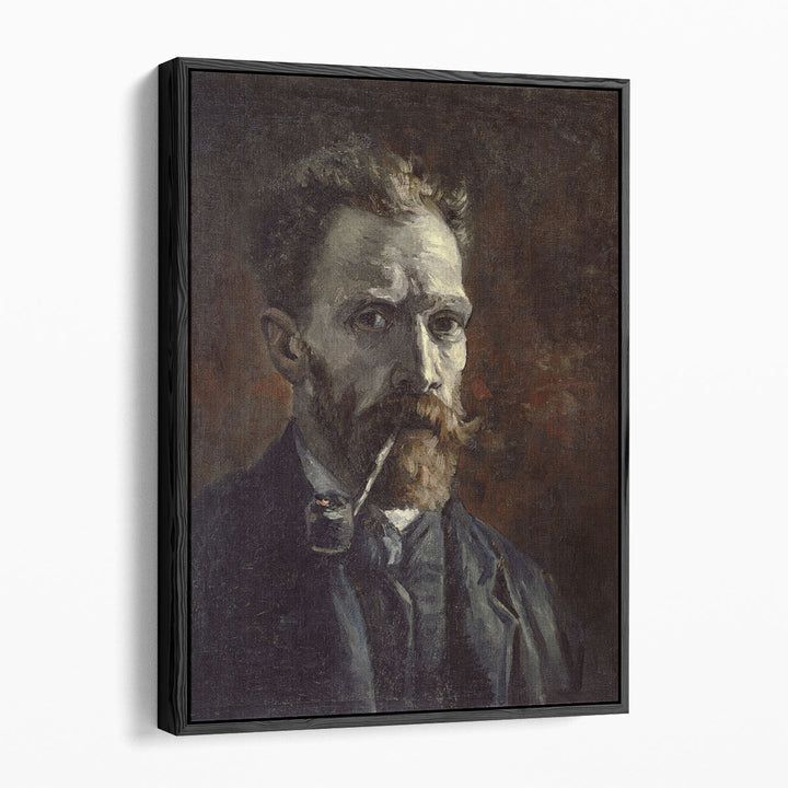 Self-Portrait with Pipe, 1886 - Canvas Print Wall Art