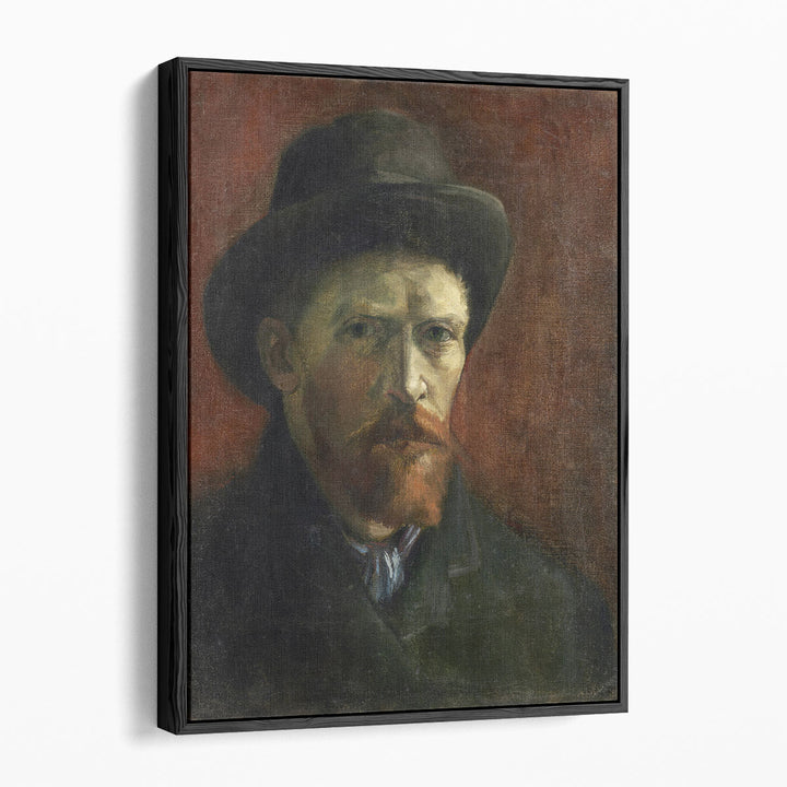 Self-Portrait with Dark Felt Hat, 1886 - Canvas Print Wall Art