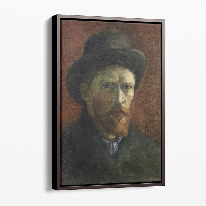 Self-Portrait with Dark Felt Hat, 1886 - Canvas Print Wall Art