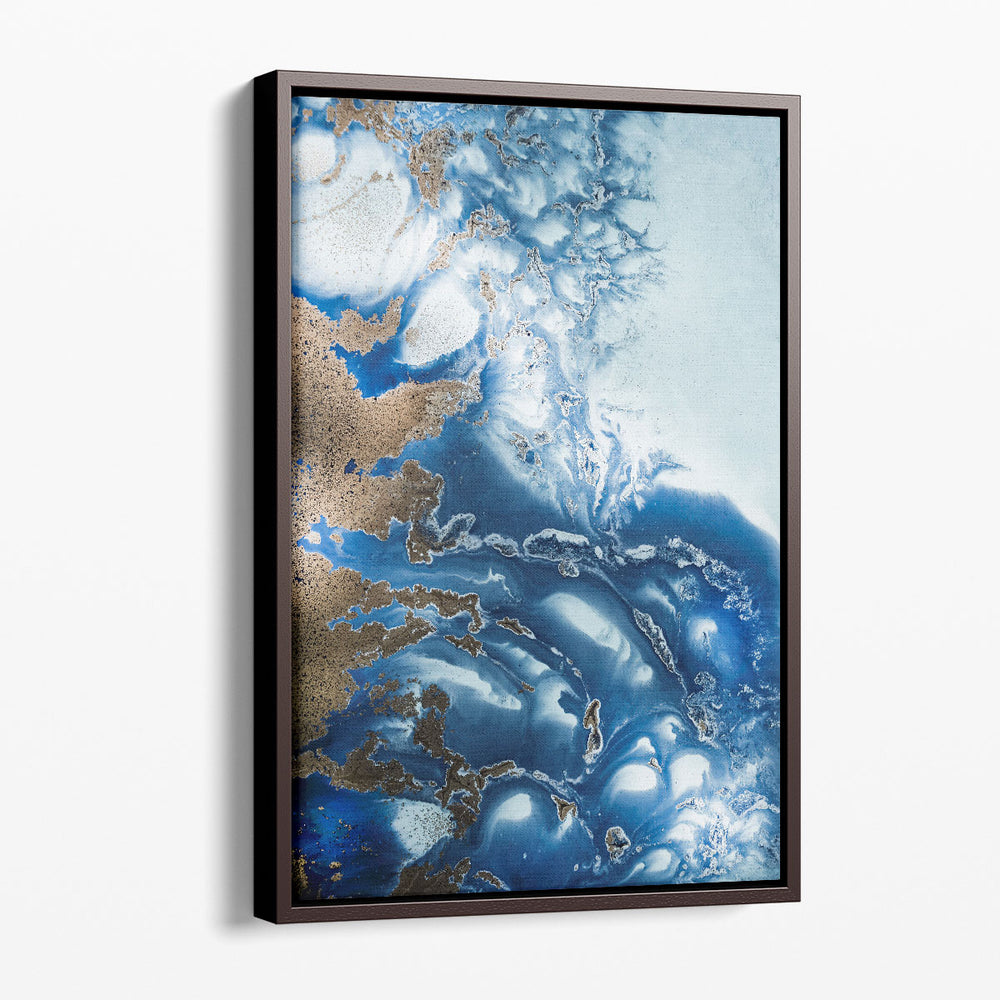 Ocean Wave Waltz  3 - Canvas Print Wall Art