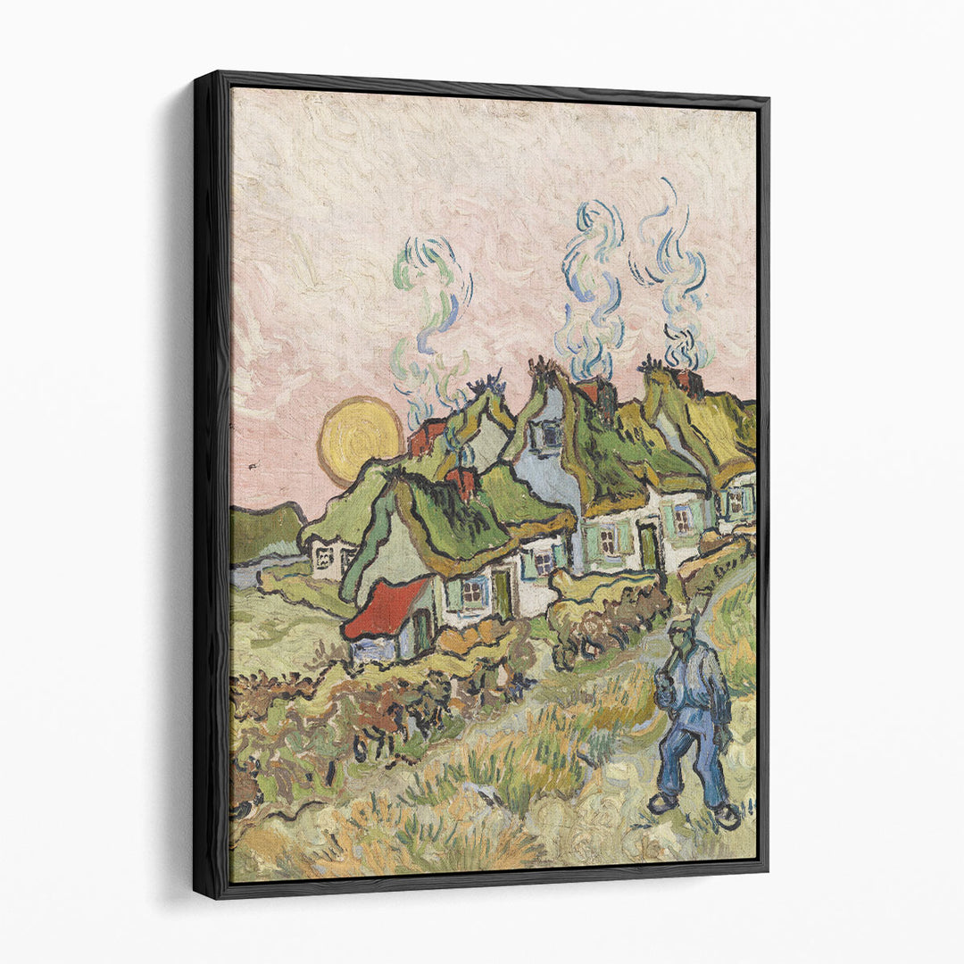 Houses and Figure, 1890 - Canvas Print Wall Art