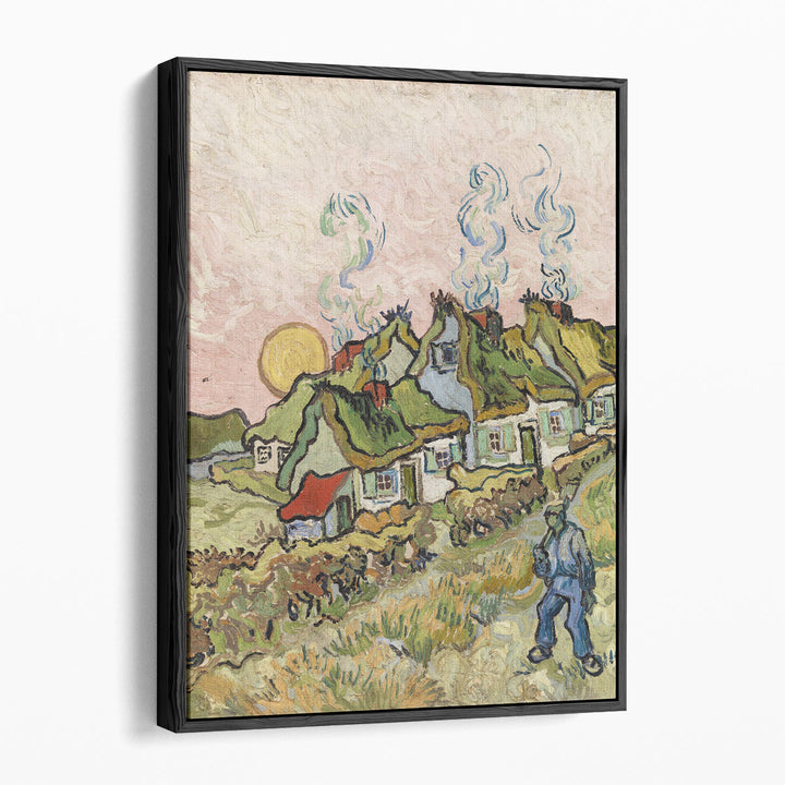 Houses and Figure, 1890 - Canvas Print Wall Art