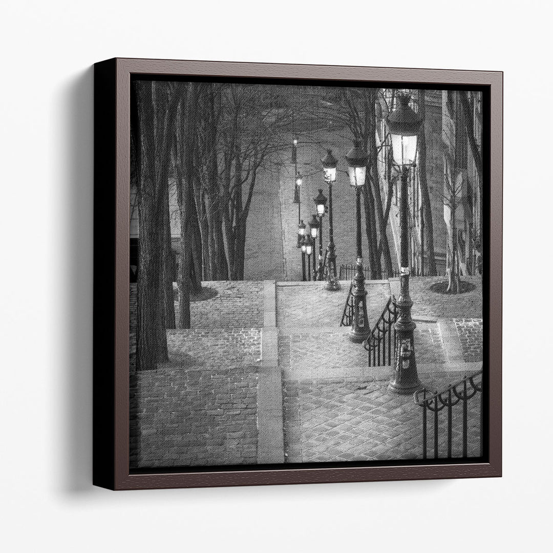 Calm Evening at Montmartre - Canvas Print Wall Art