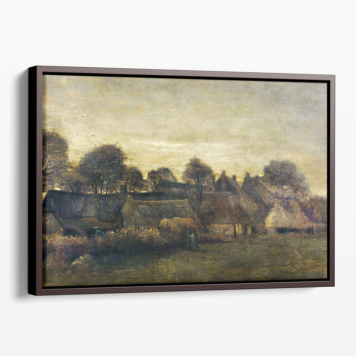 Farming Village at Twilight, 1884 - Canvas Print Wall Art