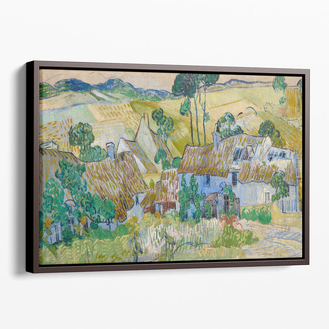 Farms Near Auvers, 1890 - Canvas Print Wall Art