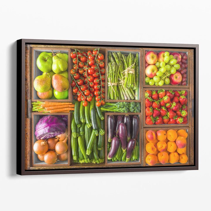 Fruit and Vegetables - Canvas Print Wall Art