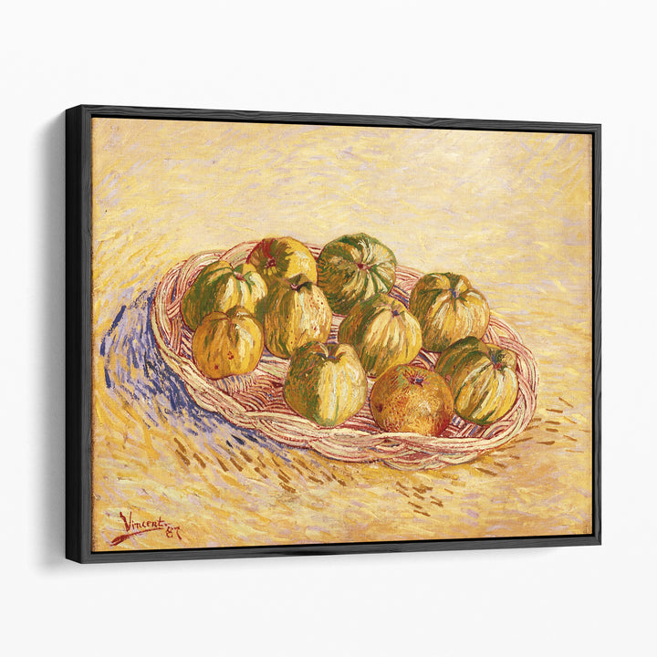 Still Life, Basket of Apples, 1887 - Canvas Print Wall Art