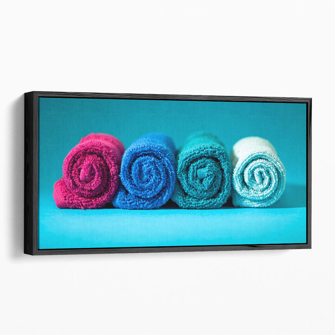 Rolled Towels - Canvas Print Wall Art