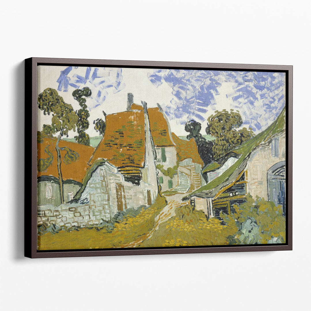 Street in Auvers-sur-Oise, 1890 - Canvas Print Wall Art