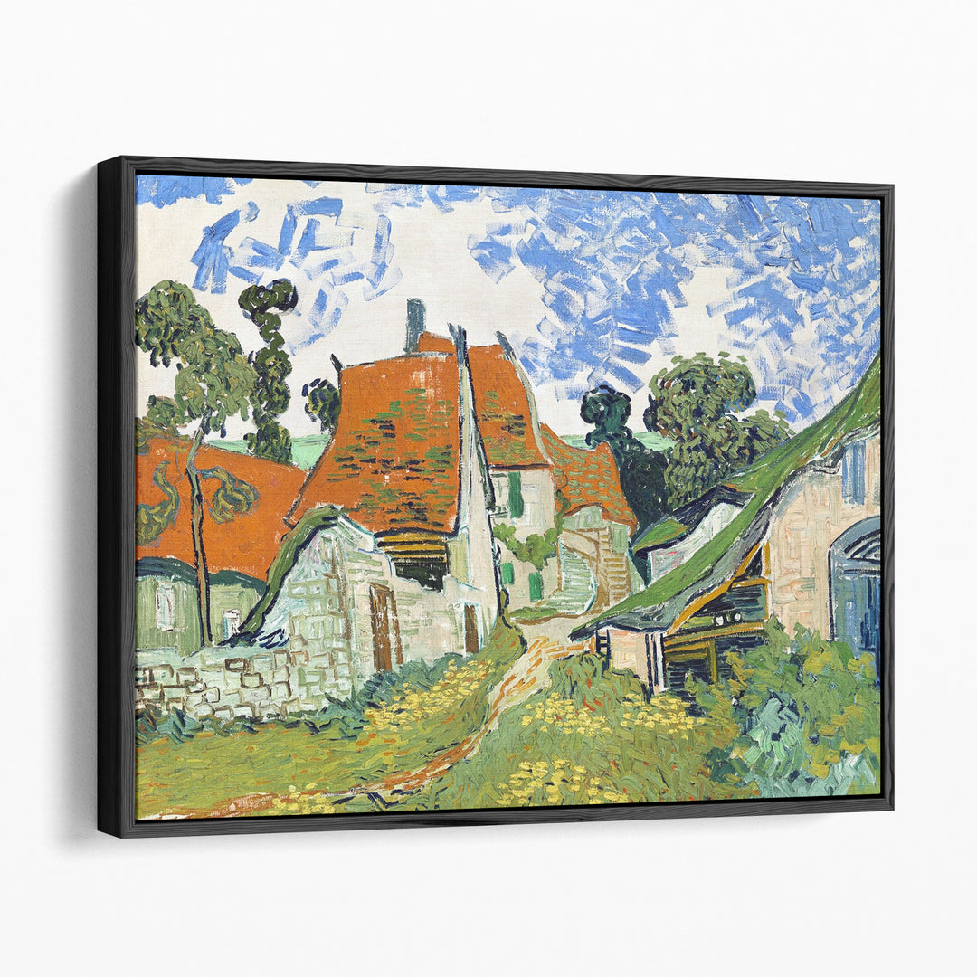 Street in Auvers-sur-Oise, 1890 - Canvas Print Wall Art
