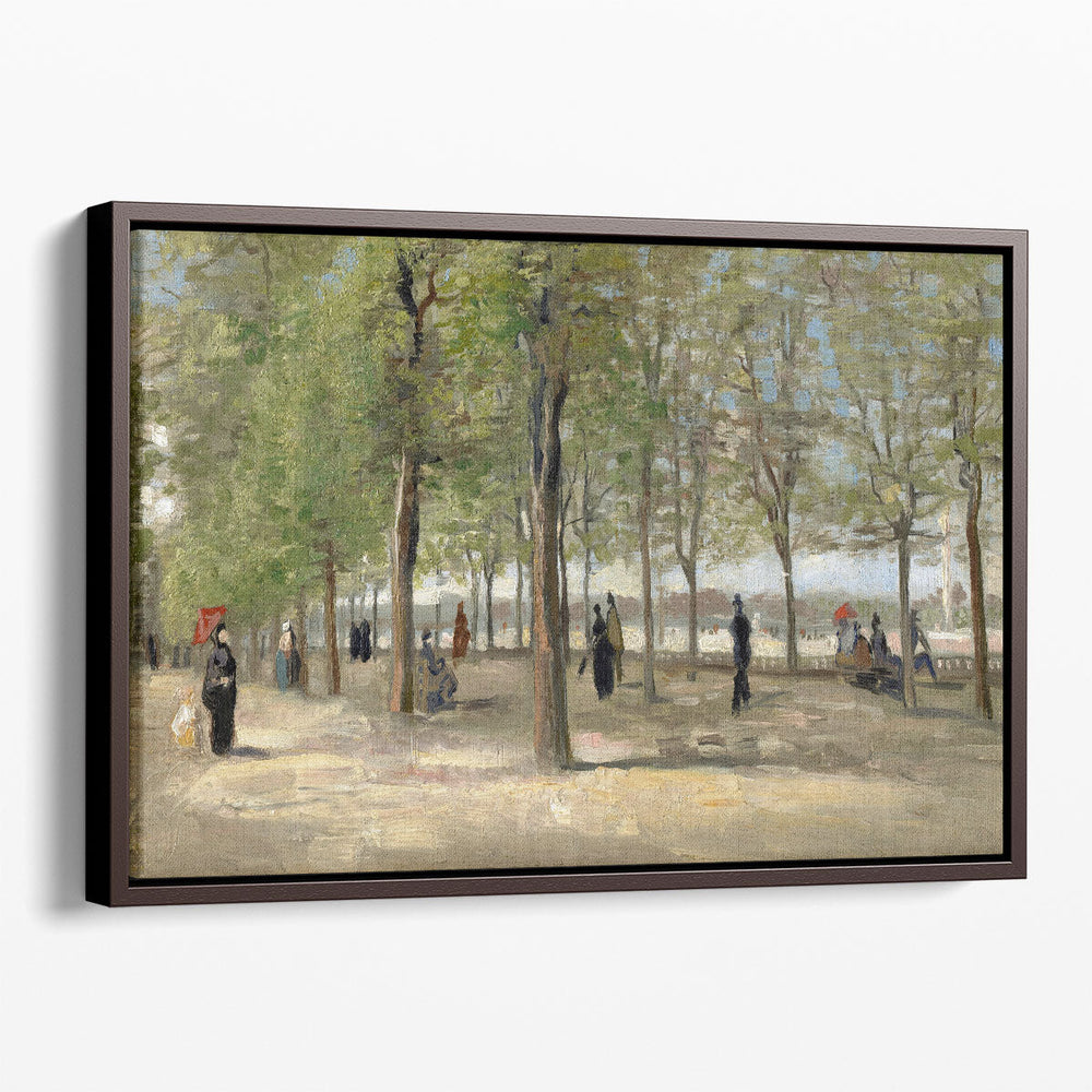 Terrace in the Luxembourg Gardens, 1886 - Canvas Print Wall Art