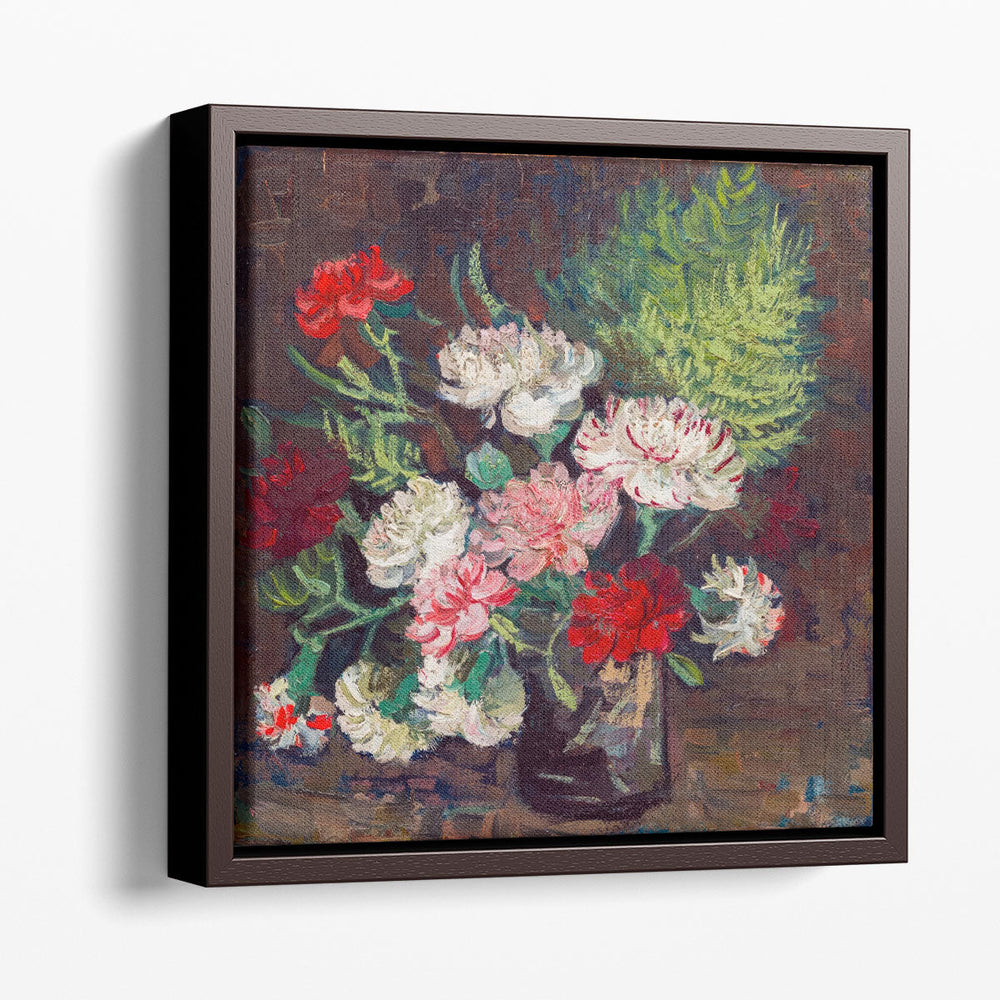 Vase with Carnations, 1886 - Canvas Print Wall Art