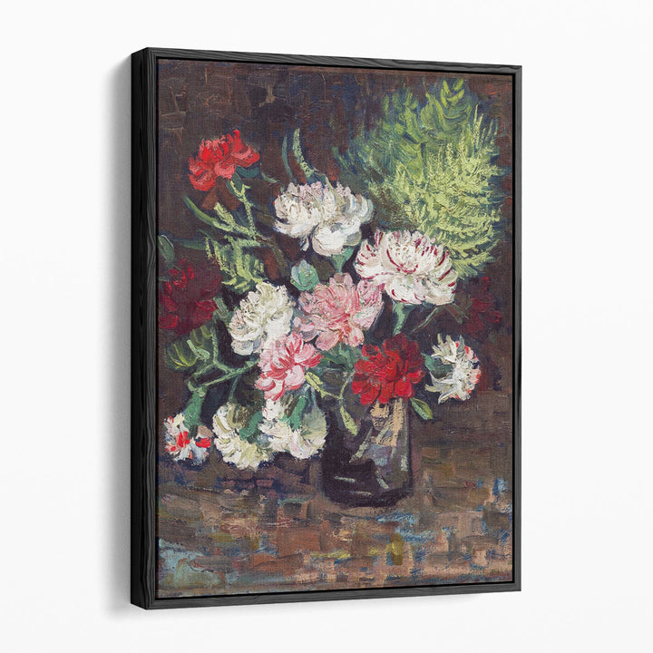 Vase with Carnations, 1886 - Canvas Print Wall Art