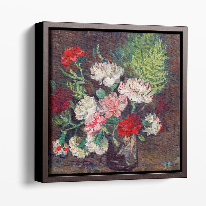 Vase with Carnations, 1886 - Canvas Print Wall Art