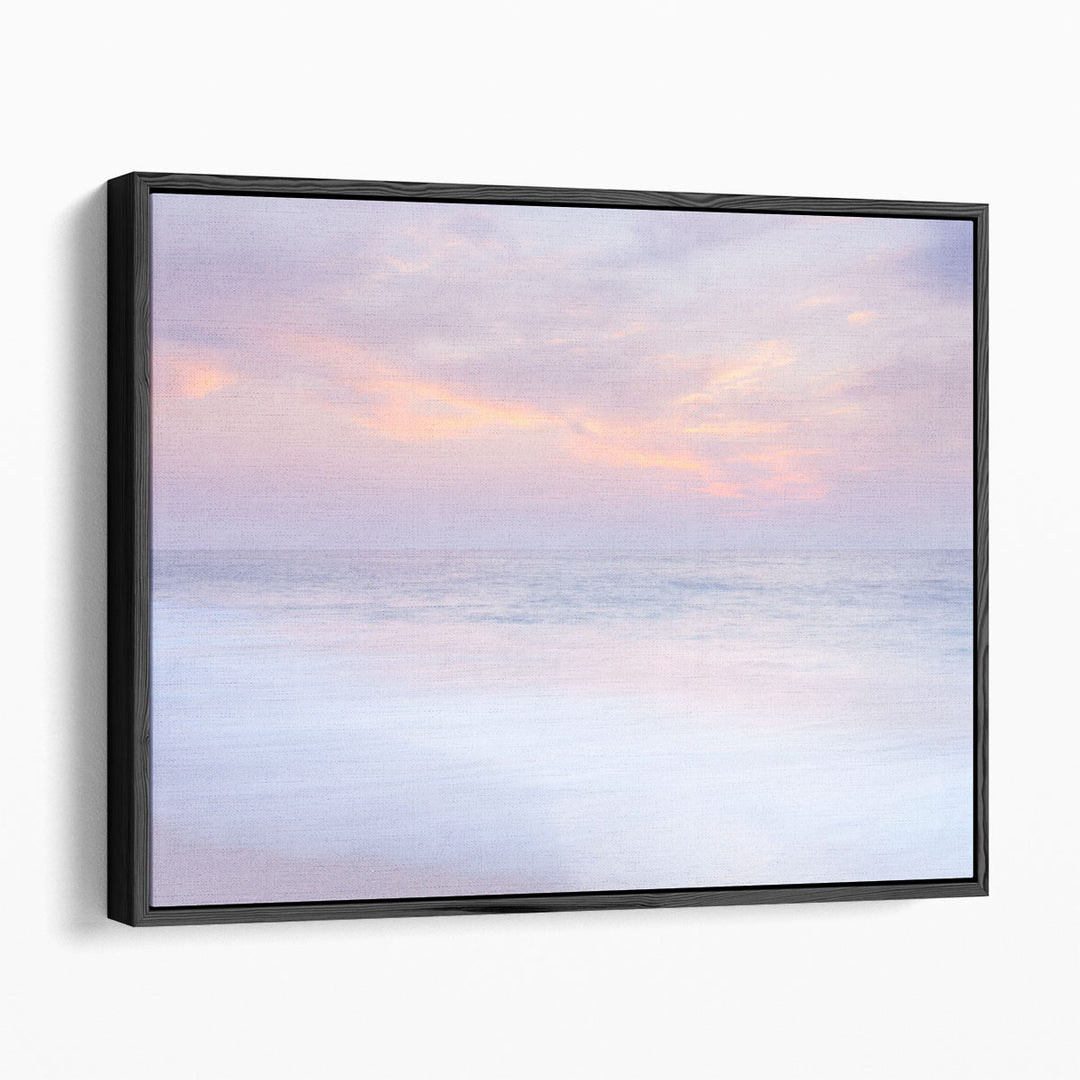Evening View Of Beautiful Beach In Israel 3 - Canvas Print Wall Art