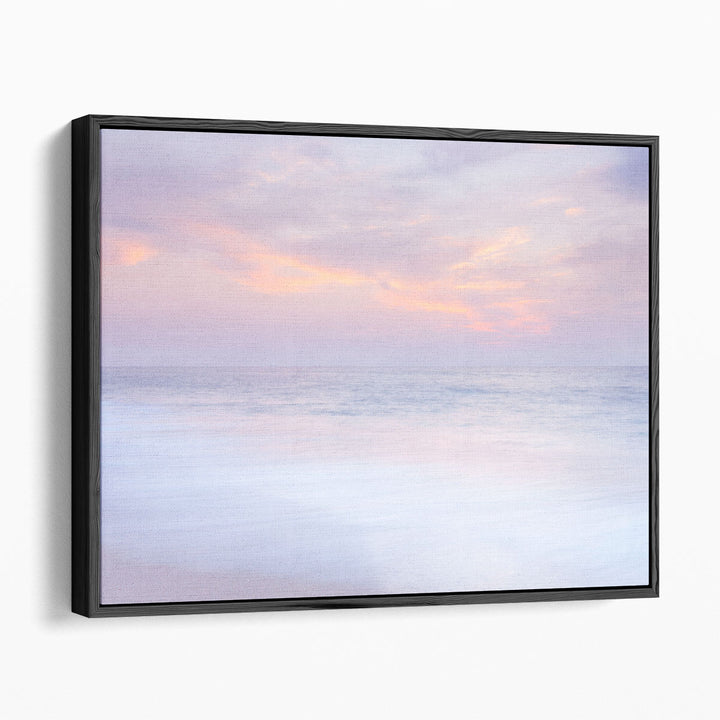 Evening View Of Beautiful Beach In Israel 3 - Canvas Print Wall Art