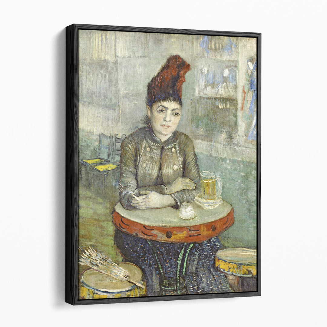 Segatori Sitting in the Cafe du Tambourin, 1887 - Canvas Print Wall Art