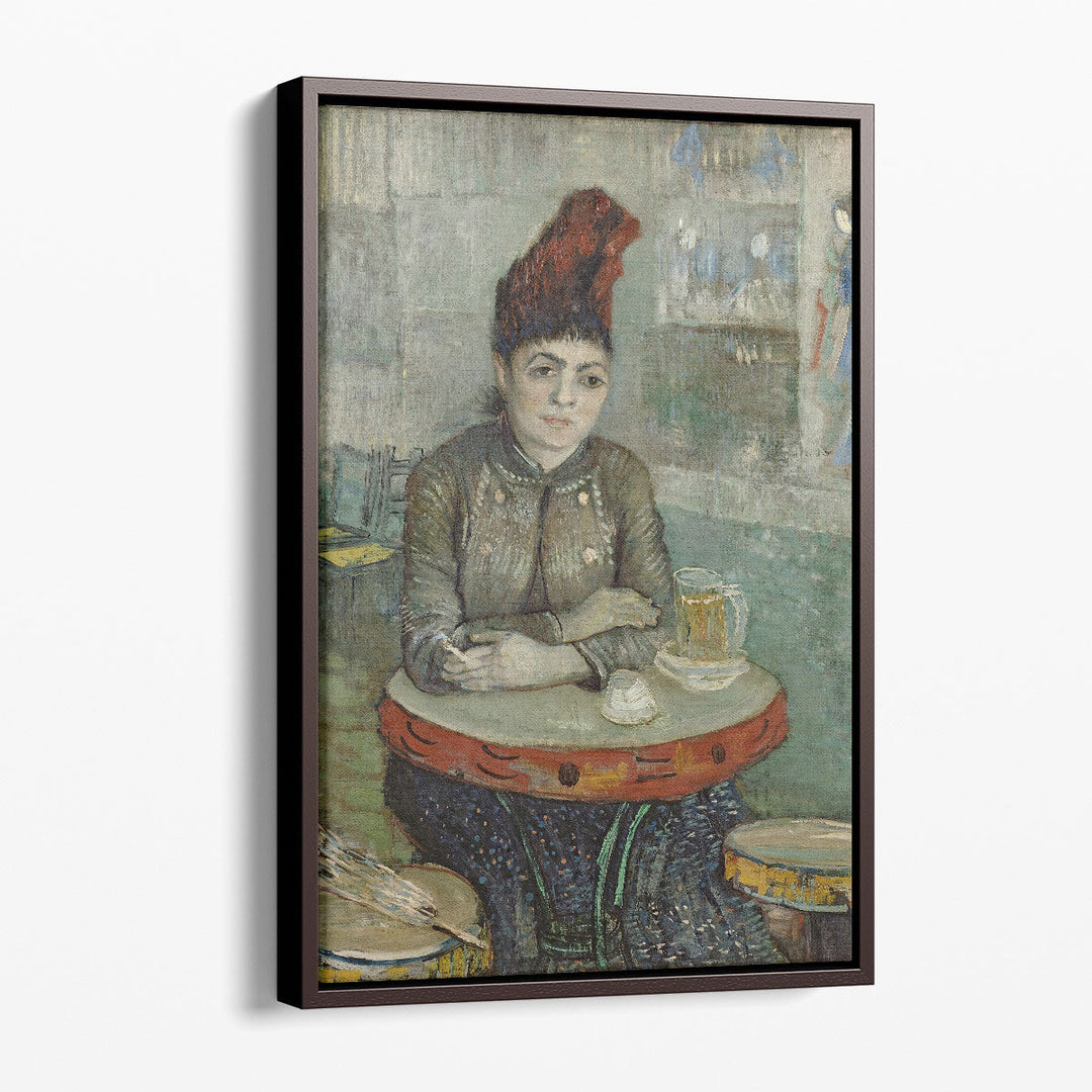 Segatori Sitting in the Cafe du Tambourin, 1887 - Canvas Print Wall Art