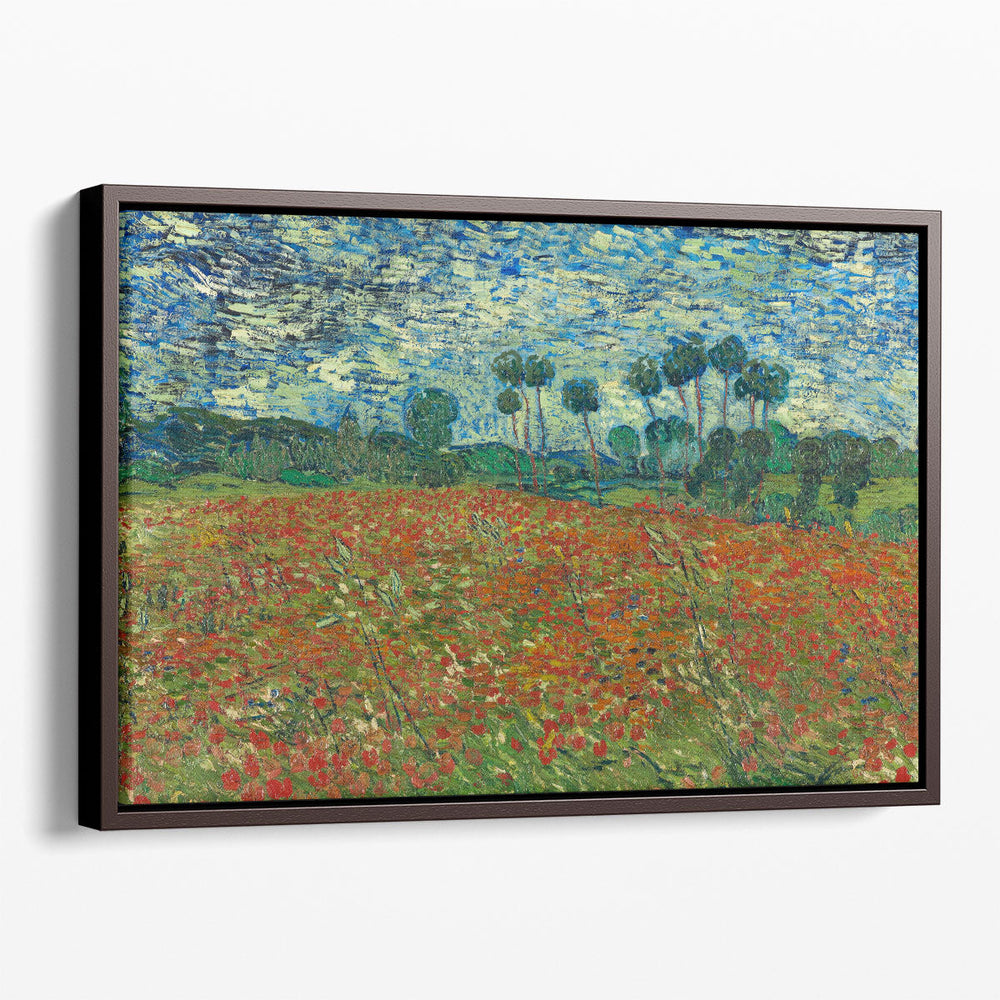 Field Of Poppies, Auvers-sur-Oise, 1890 - Canvas Print Wall Art