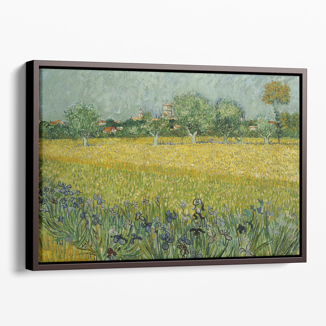 Field With Flowers Near Arles, 1888 - Canvas Print Wall Art