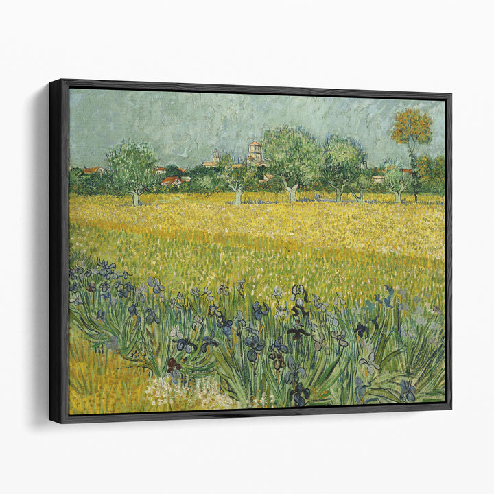 Field With Flowers Near Arles, 1888 - Canvas Print Wall Art