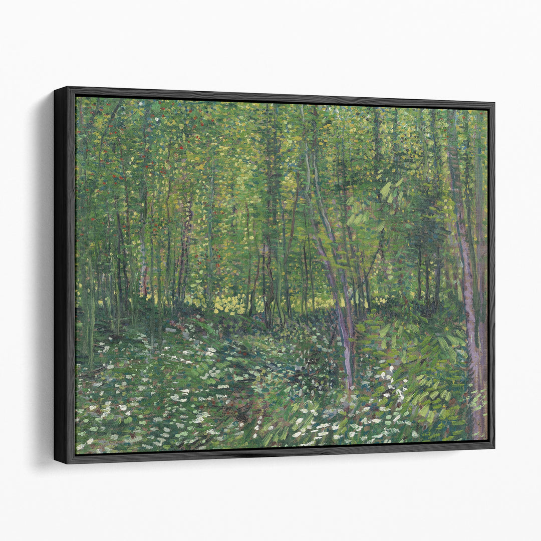 Trees and Undergrowth, 1887 - Canvas Print Wall Art
