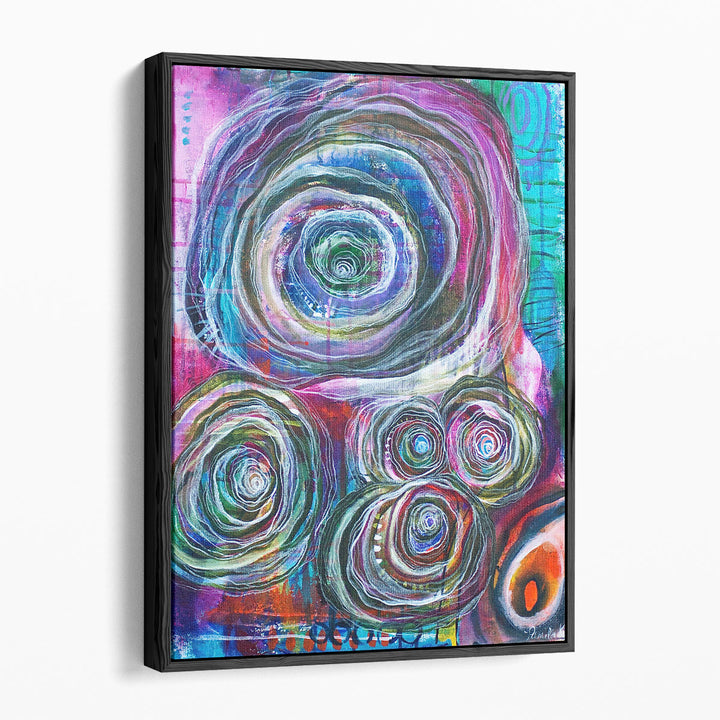 Circular Abstraction - Canvas Print Wall Art