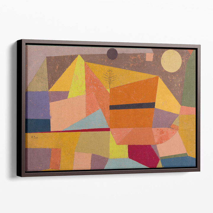 Heitere Gebirgslandschaft, Joyful Mountain Landscape, 1929- Canvas Print Wall Art