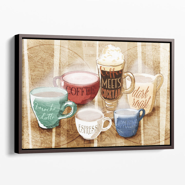 Coffee Gang - Canvas Print Wall Art
